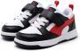 Puma Rebound v6 Low sneakers wit rood zwart Imitatieleer 20 - Thumbnail 2