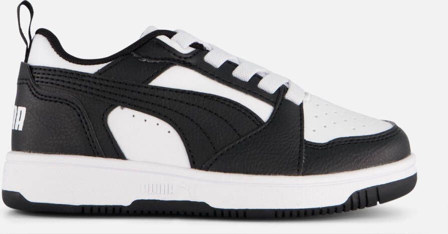 Puma Rebound V6 Lo sneakers wit zwart Imitatieleer Meerkleurig 31 - Foto 3