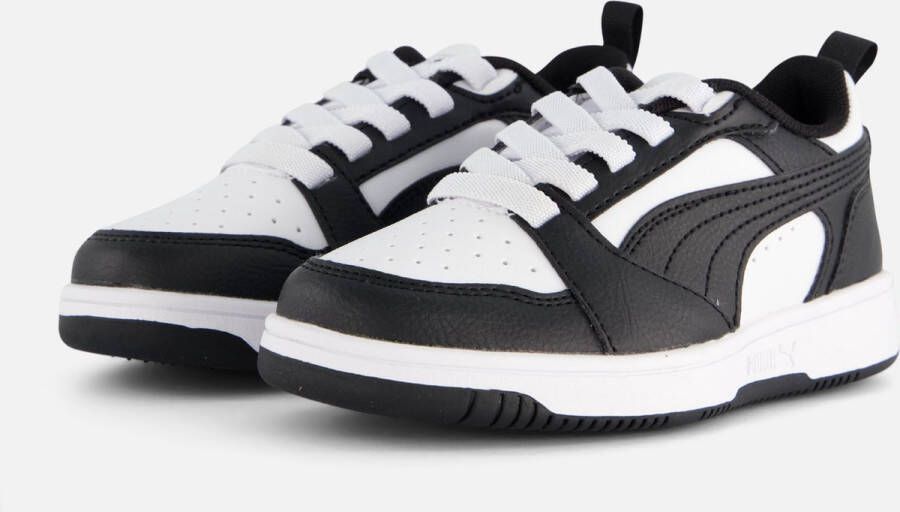 Puma Rebound V6 Lo sneakers wit zwart Imitatieleer Meerkleurig 31 - Foto 2