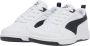 Puma Rebound V6 Lo sneakers grijs rood wit Imitatieleer 28 - Thumbnail 2