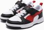 Puma Rebound v6 Low sneakers wit rood zwart Imitatieleer 28 - Thumbnail 2
