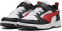 Puma Rebound v6 Low sneakers wit rood zwart Imitatieleer 33 - Thumbnail 7