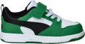PUMA Kinder Schuhe Mid Rebound V6 Lo AC+ Inf 397420 White- Black-Archive Green - Groen