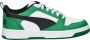 Puma Rebound V6 Lo sneakers wit zwart groen Leer Meerkleurig 24 - Thumbnail 3