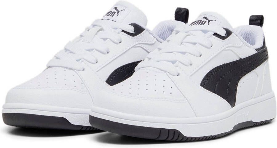 Puma Rebound V6 Low Fashion sneakers Schoenen white black black maat: 36 beschikbare maaten:36 37.5 38.5 39