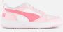 Puma Rebound v6 Low V6 Lo sneakers Wit Fuchsia Roze Jongens Meisjes Imitatieleer 39 - Thumbnail 3