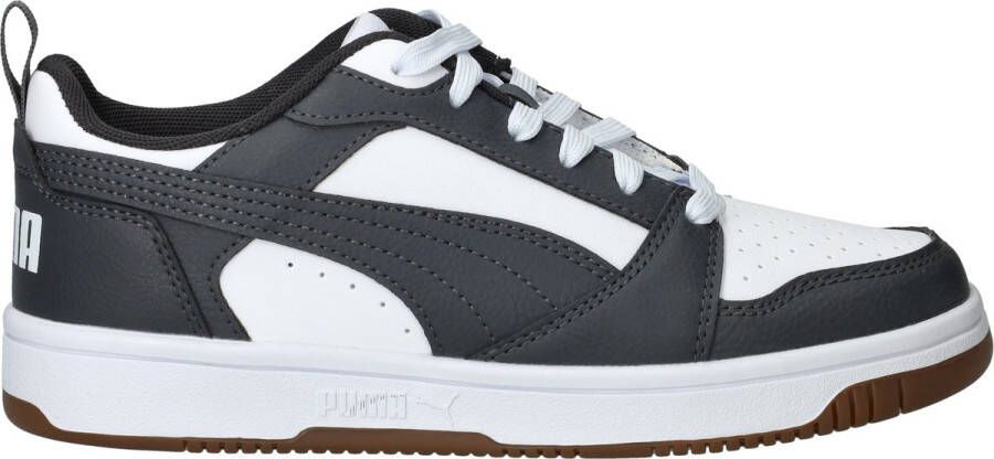 PUMA Rebound V6 Lo Jr Sneakers Jongens Grijs