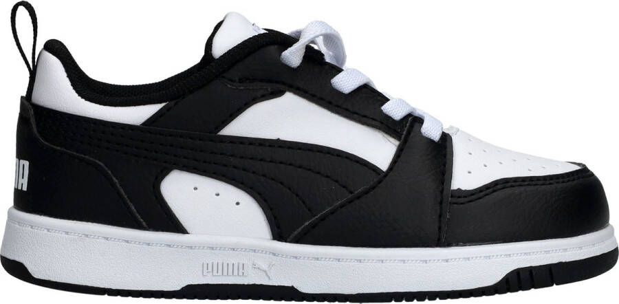 Puma Rebound V6 Low Jr Fashion sneakers Schoenen white black maat: 37.5 beschikbare maaten:37.5 - Foto 7