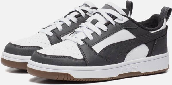 PUMA Rebound V6 Lo Jr Sneakers Jongens Grijs