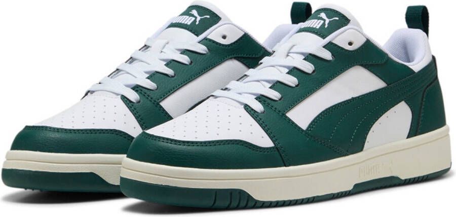 PUMA Rebound v6 Low heren sneaker sportschoen 392328 43 wit groen