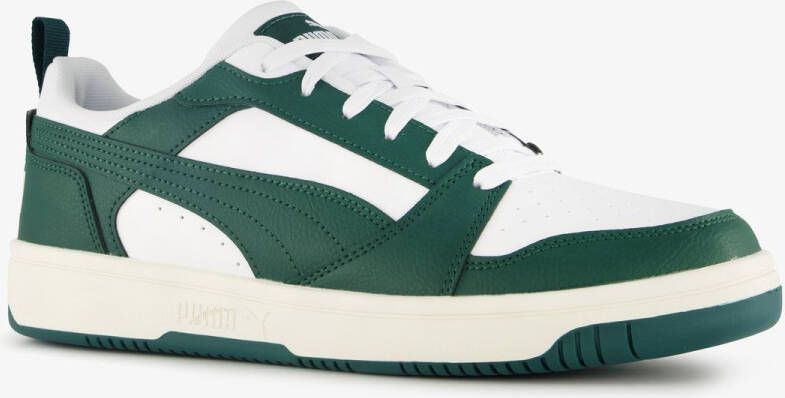 PUMA Rebound V6 Low heren sneakers groen wit Uitneembare zool