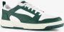 PUMA Rebound v6 Low heren sneaker sportschoen 392328 43 wit groen - Thumbnail 2