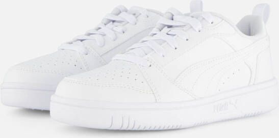 PUMA Rebound v6 Low Sneakers wit Imitatieleer