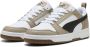PUMA Rebound v6 Low Unisex Sneakers White- Black-Ice Coffee - Thumbnail 2