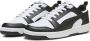 PUMA Rebound v6 Low heren sneaker sportschoen 392328 02 wit zwart - Thumbnail 3