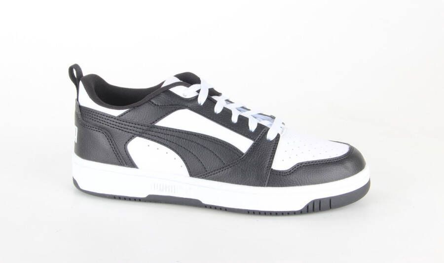 PUMA Rebound v6 Low heren sneaker sportschoen 392328 02 wit zwart - Foto 10