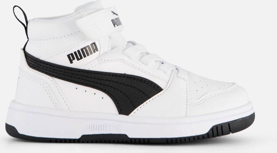Puma Rebound V6 Mid sneakers wit zwart Imitatieleer Meerkleurig 30 - Foto 2