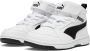 Puma Rebound V6 Mid sneakers wit zwart Imitatieleer Meerkleurig 33 - Thumbnail 2