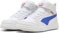 PUMA Rebound V6 Mid AC+ PS Unisex Sneakers White-Vivid Blue-Feather Gray - Wit
