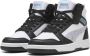 PUMA Rebound V6 Mid Space Belle Jr Meisjes Sneakers Black-Lilac Crush- White - Thumbnail 1