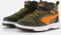 PUMA Rebound V6 Mid WTR AC+ PS Unisex Sneakers Dark Olive-Maple Syrup- Olive - Thumbnail 2