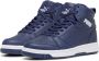 Puma Rebound V6 Mid sneaker donkerblauw Imitatieleer 39 Sneakers - Thumbnail 2