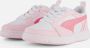 Puma Rebound V6 Lo sneakers wit roze lichtroze Jongens Meisjes Imitatieleer 31 - Thumbnail 2