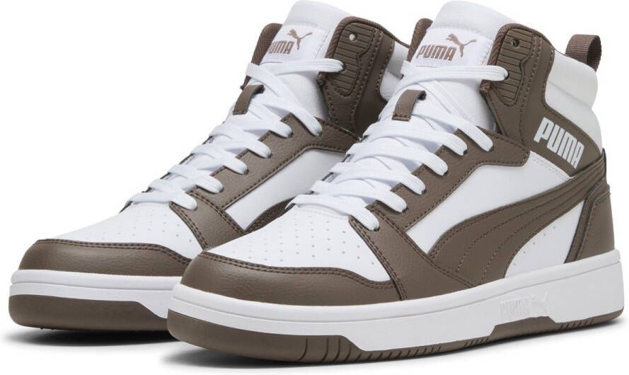 PUMA Rebound v6 Unisex Sneakers White-Flat Bronze