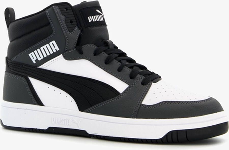 PUMA Rebound v6 Unisex Sneakers Wit Zwart