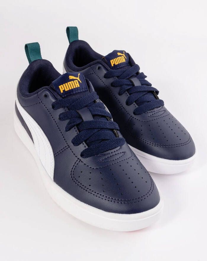 PUMA Rickie Junior Sneakers ) Donkerblauw Wit