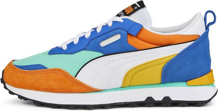 PUMA Rider FV Future Vintage Sneakers Heren Biscay Green Vibrant Orange