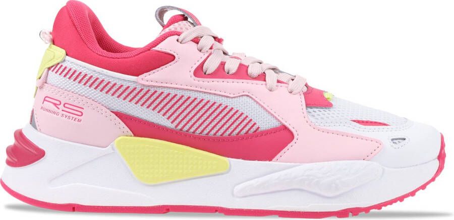Puma RS-Z Core Jr sneakers wit roze rood geel Meisjes Imitatieleer Meerkleurig 37