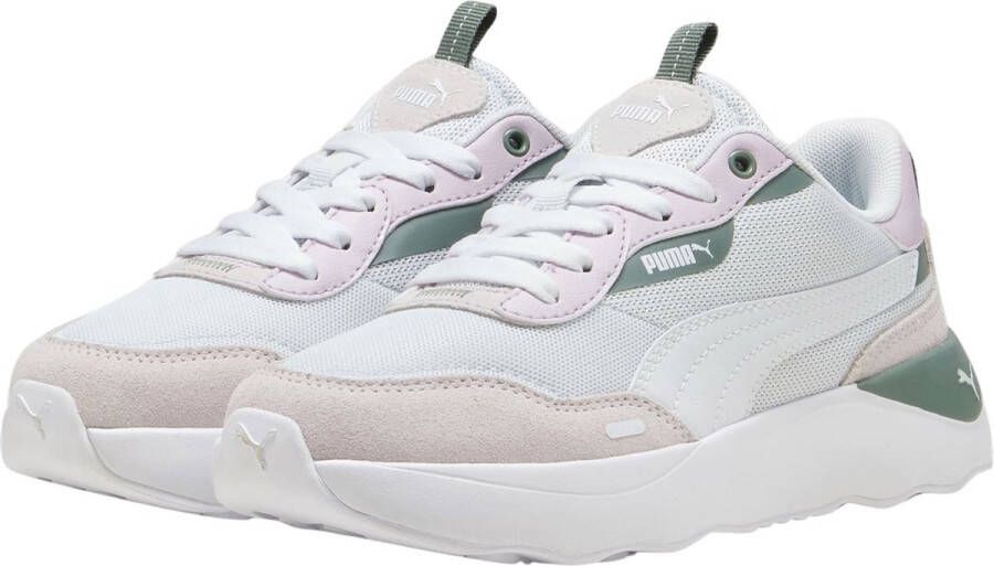 PUMA Runtamed Platform Jr FALSE Sneakers Dewdrop- White-Grape Mist-Eucalyptus