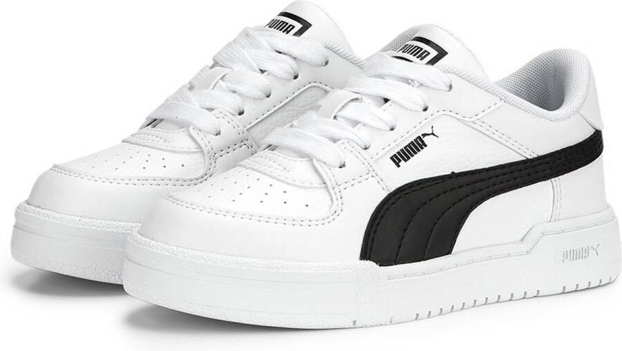 Puma California Pro sneakers wit zwart Imitatieleer Effen 30