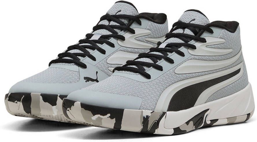 PUMA SELECT Court Pro Marble Basketbalschoenen Grijs Man