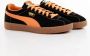 Puma Zwarte Suède Lage Schoen met Veters Black - Thumbnail 2