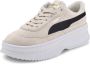 PUMA SELECT Deva Suede Sneakers Marshmallow Puma Black Dames - Thumbnail 1