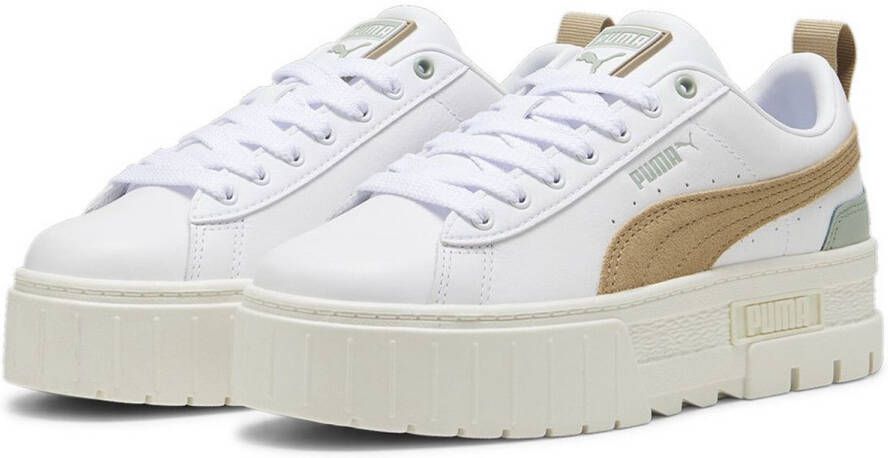 PUMA SELECT Mayze Lth Schoenen Wit Vrouw