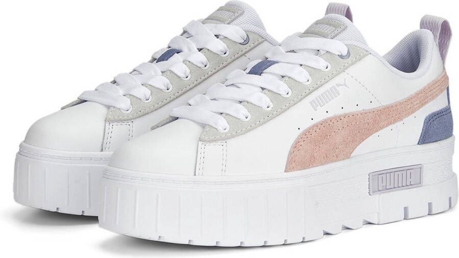 Puma Leren Sneakers voor Dames Comfortabel & Duurzaam White Dames