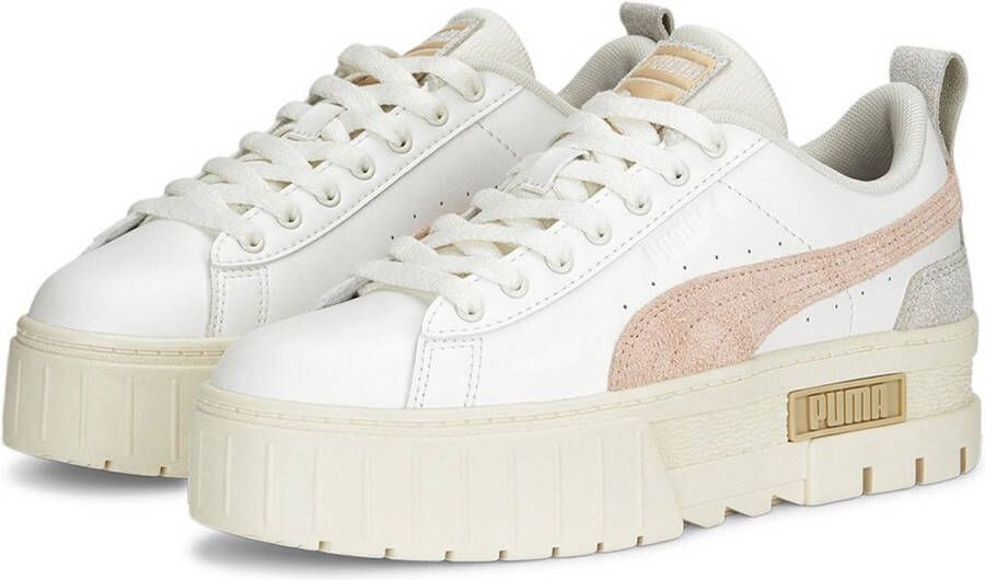 Puma Mayze Thrifted Trendy Sneakers Dames warm white maat: 40.5 beschikbare maaten:37 40.5