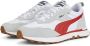 PUMA SELECT Rider FV Essentials Sneakers Puma White Platinum Gray Heren - Thumbnail 1