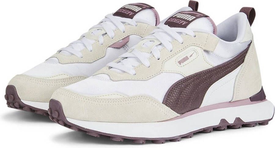 PUMA SELECT Rider FV Soft Sneakers Marshmallow Dusty Plum Dames