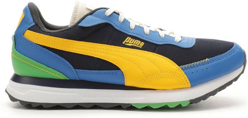 PUMA SELECT Road Rider Lth Schoenen Geel Blauw Man