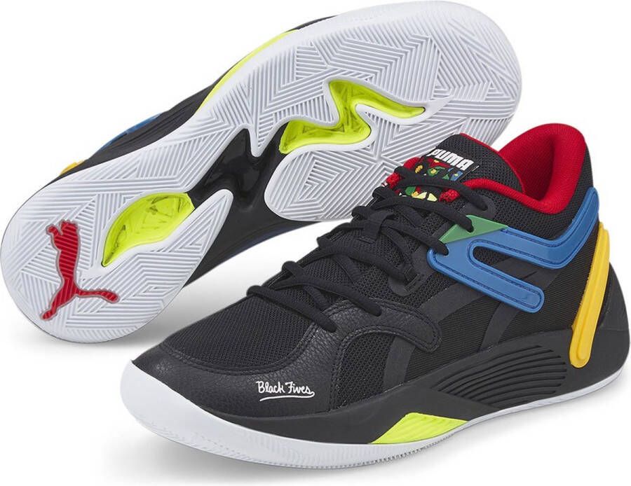 PUMA SELECT Trc Blaze Court Black Fives Basketbal Schoenen Puma Black Saffron Heren