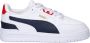 PUMA Shuffle Downtown Jr. kids sneaker Wit blauw - Thumbnail 1