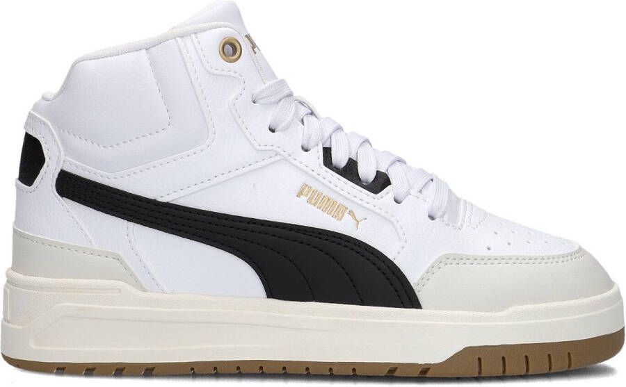 PUMA Shuffle Downtown Mid Jr Sneakers Jongens Wit