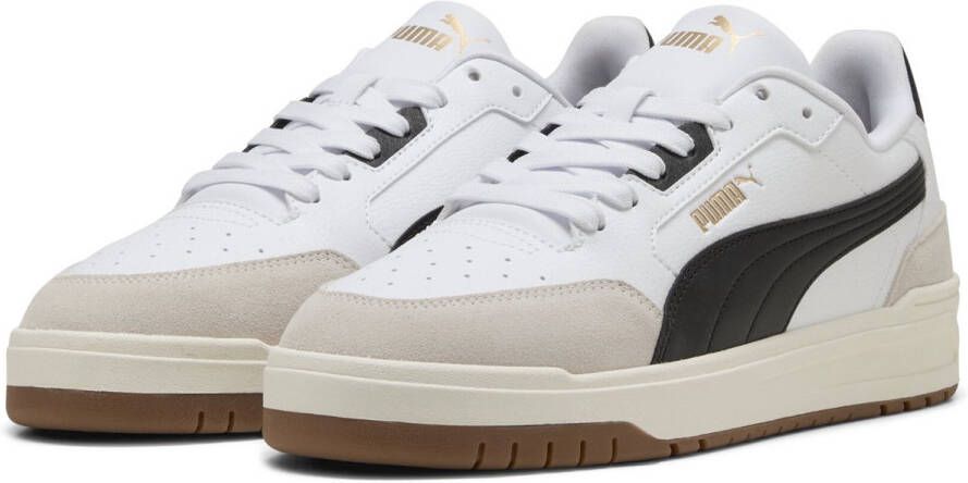 PUMA Shuffle Downtown OG Unisex Sneakers White- Black-Vapor Gray