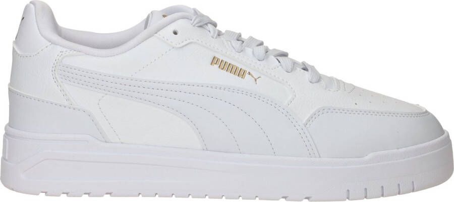 PUMA Shuffle Downtown Unisex Sneakers White- Gold