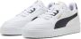 PUMA Shuffle Downtown Unisex Sneakers White-New Navy- Gold - Thumbnail 1