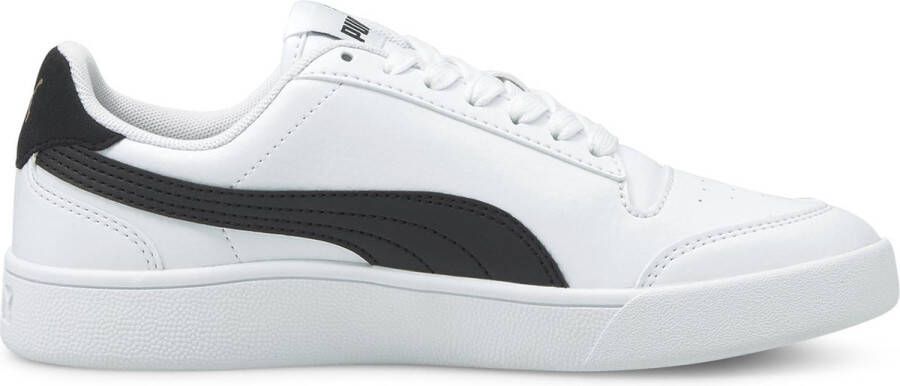 PUMA Shuffle Jr Unisex Sneakers White- Black- Team Gold - Foto 2